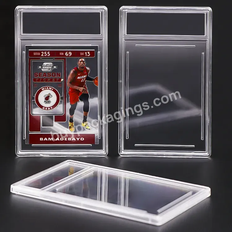 35pt Display Card Case Collect For Graded Slab Collectible Hockey Baseball Single Sports Card Slabs Trading Card Slab Case