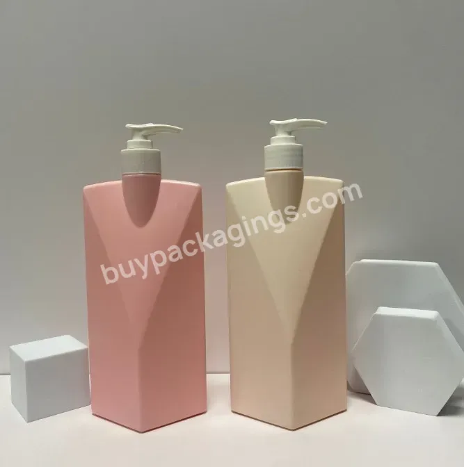 360ml Wholesale Square Diamond Bottle Fancy Shape Pink Plastic Shampoo Body Lotion Empty Bottle With Lotion Pump - Buy 360ml Wholesale Square Diamond Bottle,Fancy Shape Pink Plastic Shampoo Body Lotion Empty Bottle,Bottle With Lotion Pump.