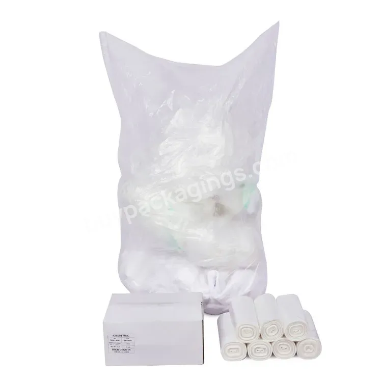 36*60inches Transparent Plastic Garbage Bag Wholesale 0.66mil Industrial Trash Bags Rolls