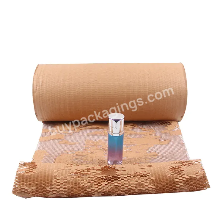 38cm*200m Paper Honeycomb Kraft Honeycomb Wrapping Paper Honeycomb Paper Roll