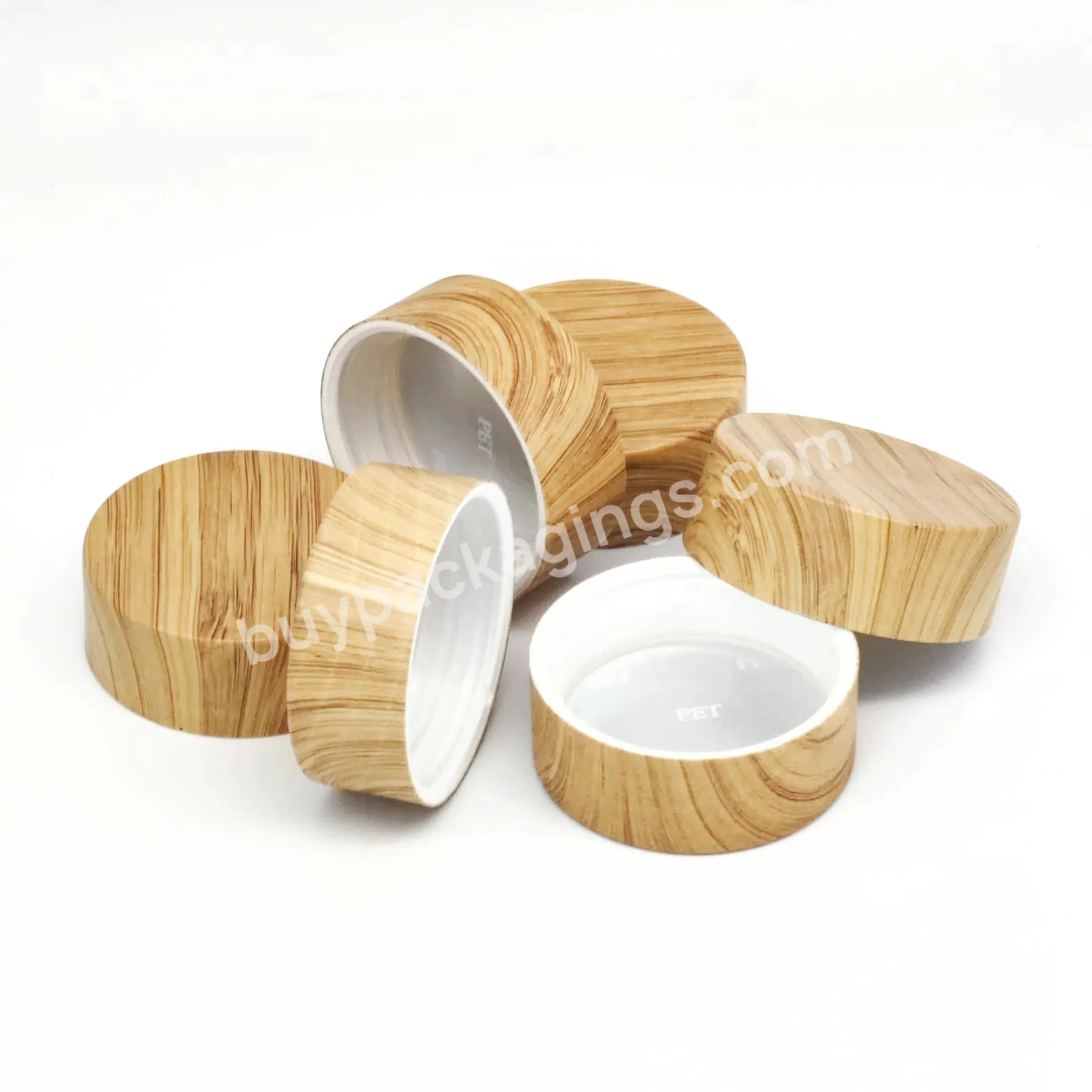 38mm Wooden Screw Cap Bamboo Screw Top Lid Bottle Cap