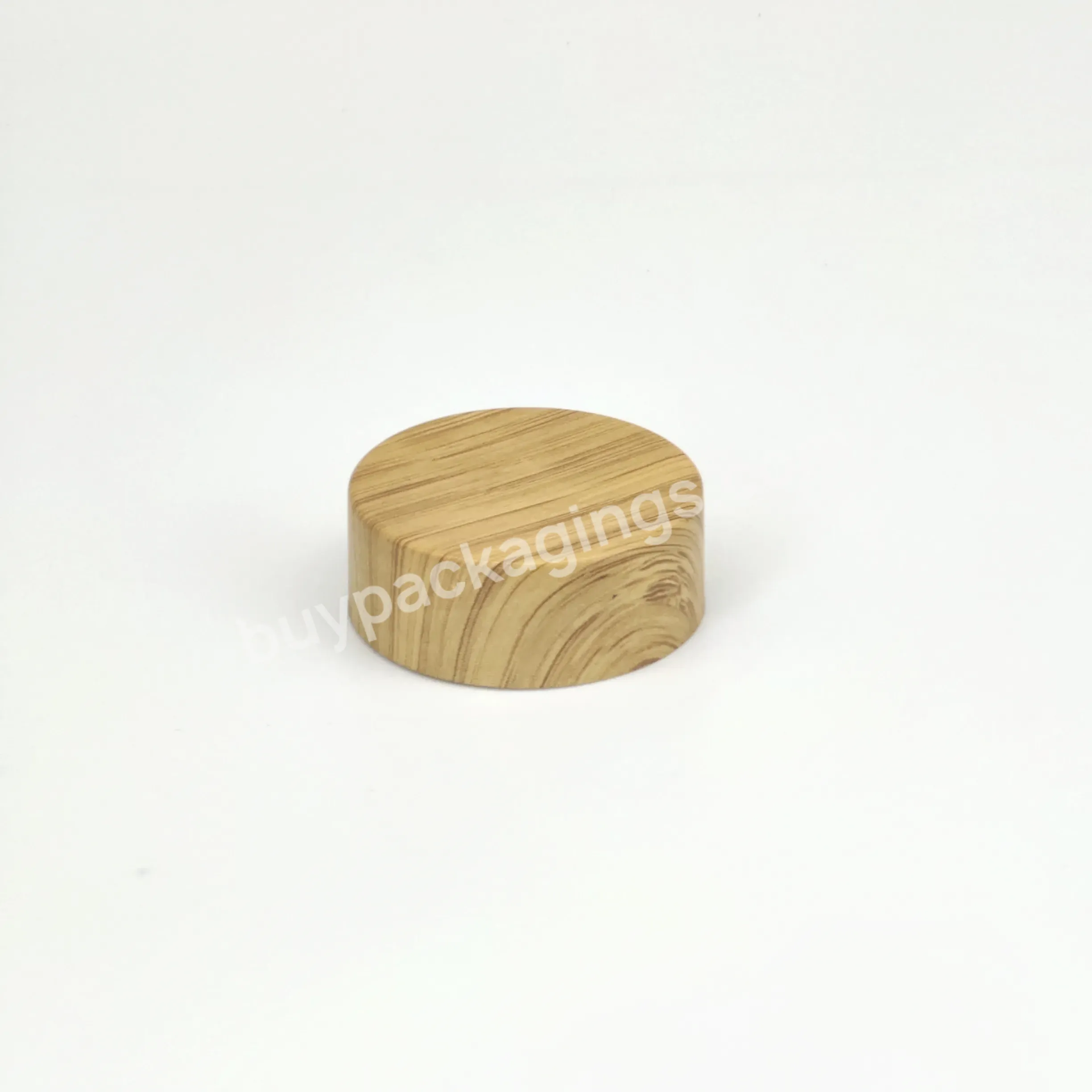 38mm Wooden Screw Cap Bamboo Screw Top Lid Bottle Cap