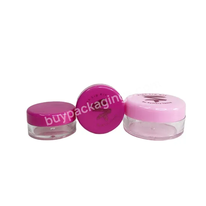 3g 5g 10g 15g 20g Small Clear Plastic Cosmetic Cream Jar With Screw Cap For Lotion