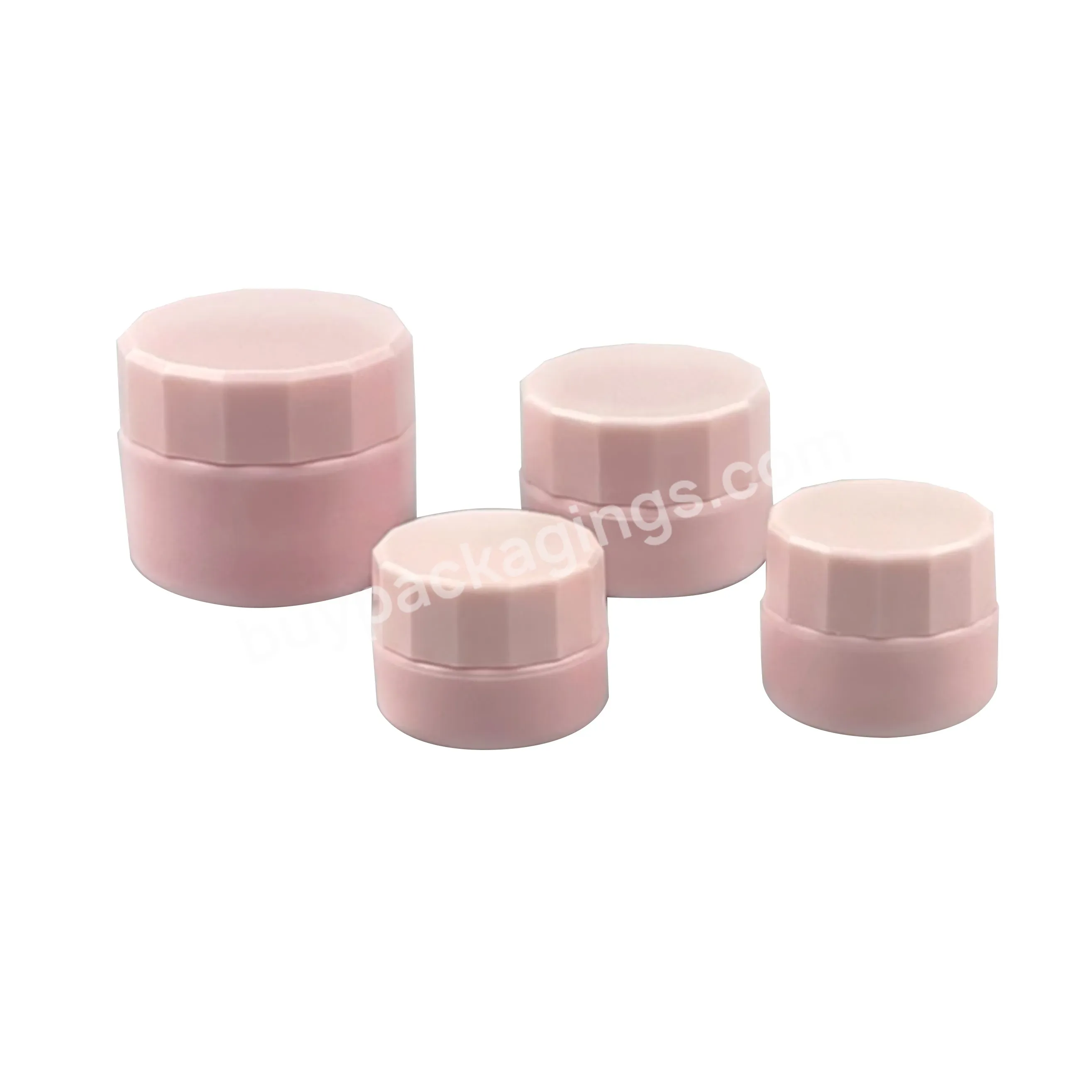 3g 5g 10g 15g Mini Cosmetic Jar Pink Cosmetic Cream Balm Jars Empty Nail Polish Jar