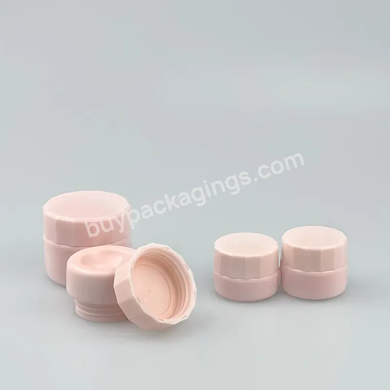 3g 5g 10g 15g Mini Cosmetic Jar Pink Cosmetic Cream Balm Jars Empty Nail Polish Jar