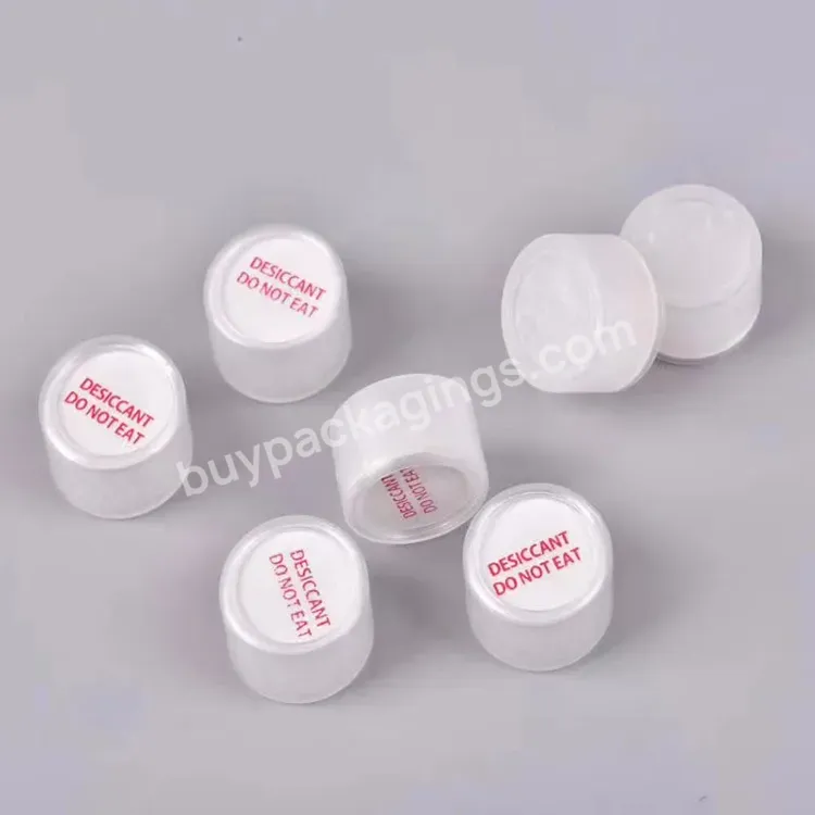 3g Cardboard White Desiccant Capsule For Packing Food Silica Gel Desiccant For Dry Fruit