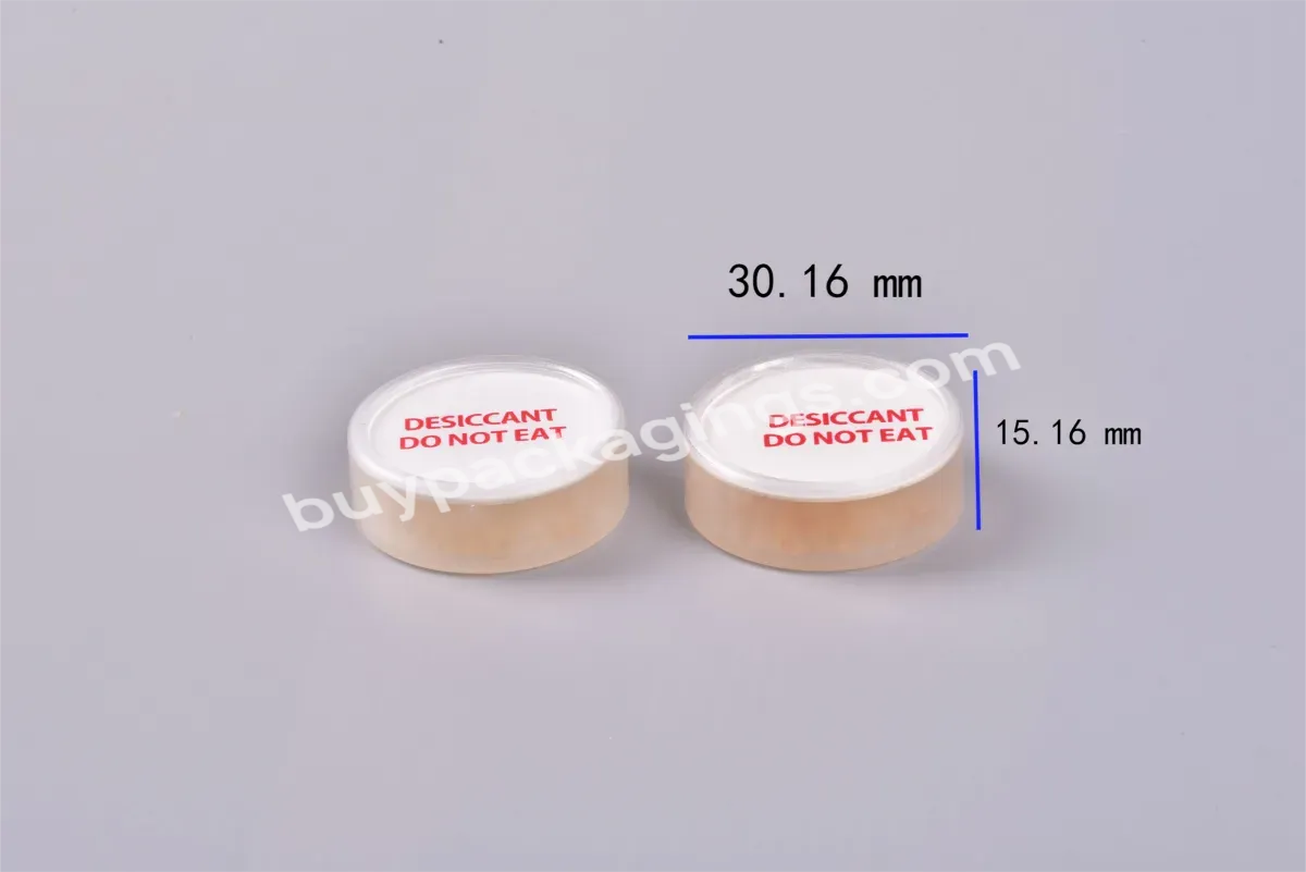 3g Indicated Silica Gel Desiccant Punk Orange To White Hearing Aid Desiccant For Electronic Equipment