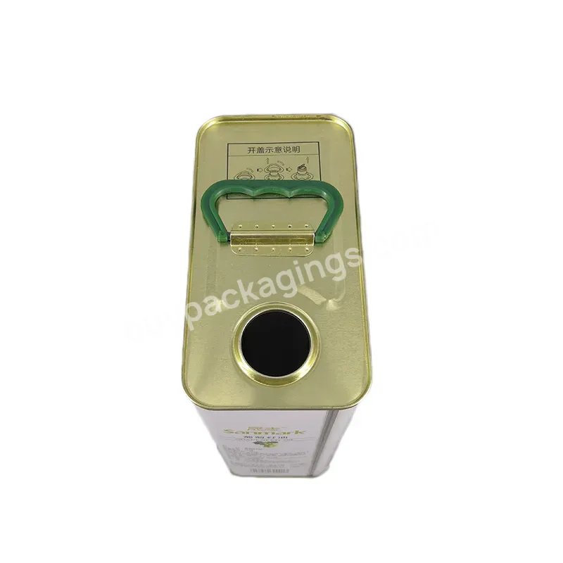 3l Cooking Oil Tin Can 2.5l Extra Virgin Olive Oil Packaging Tin Can