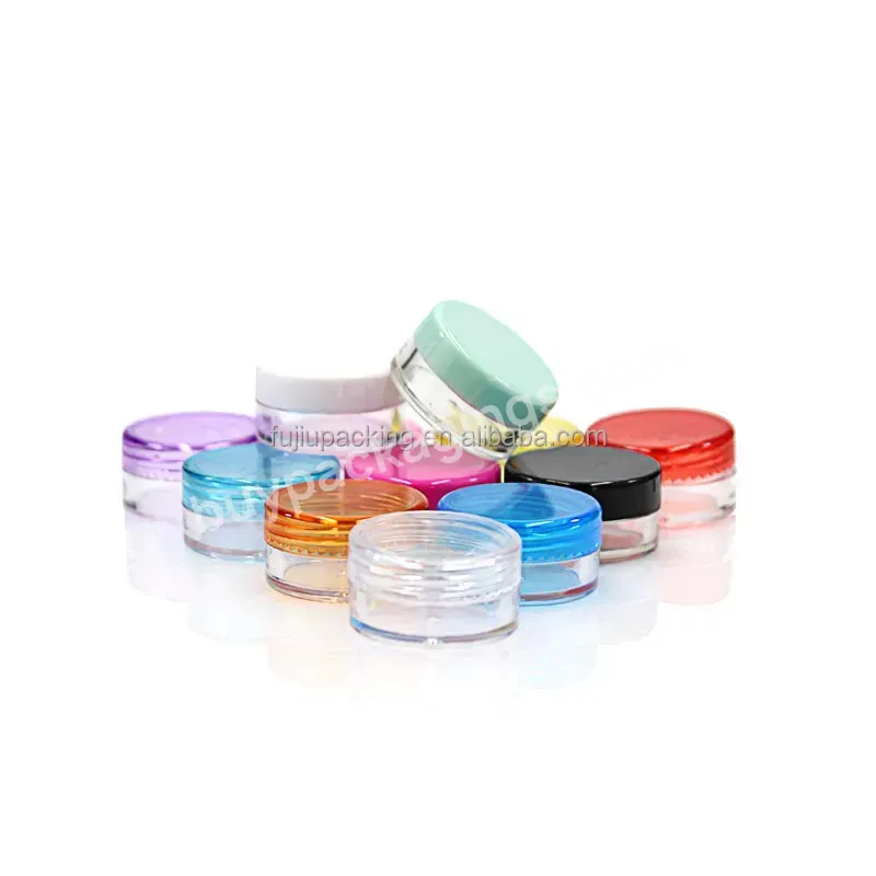 3ml 5ml 10ml 15ml 20ml Empty Sample Plastic Small Pot Jars With Lids Makeup Cosmetic Containers For Creams