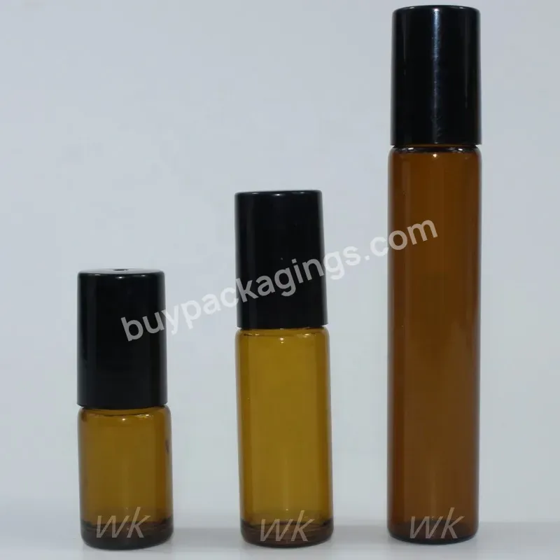 3ml 5ml 9ml Empty Essential Oil Roller Bottle Roll On Attar Bottles Perfume Cosmetic Glass Roll On Bottle