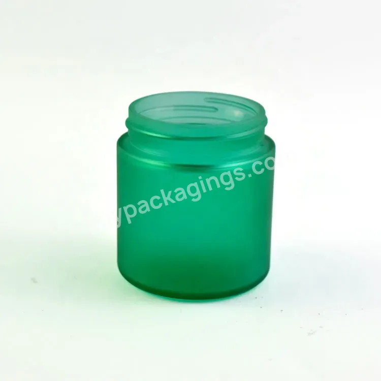 3oz Cobalt Blue Jar Glass Jar Bottle Green Smell Proof Flower Package Child Resistant Custom Color Design Glass Jar