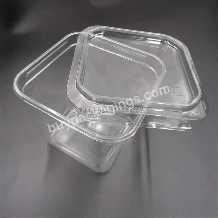 4 12 Oz Small Round Plastic Container With Flip Lid For Creams Yogurt