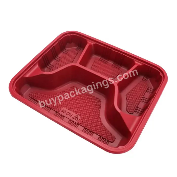 4 Compartment Lunch Box/takeaway Food Containers/bento Box