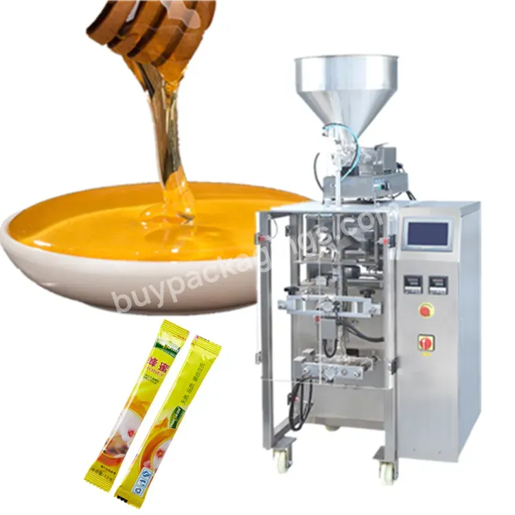 4 Side Sealing Shampoo Ketchup Honey Liquid Sachet Packing Machine