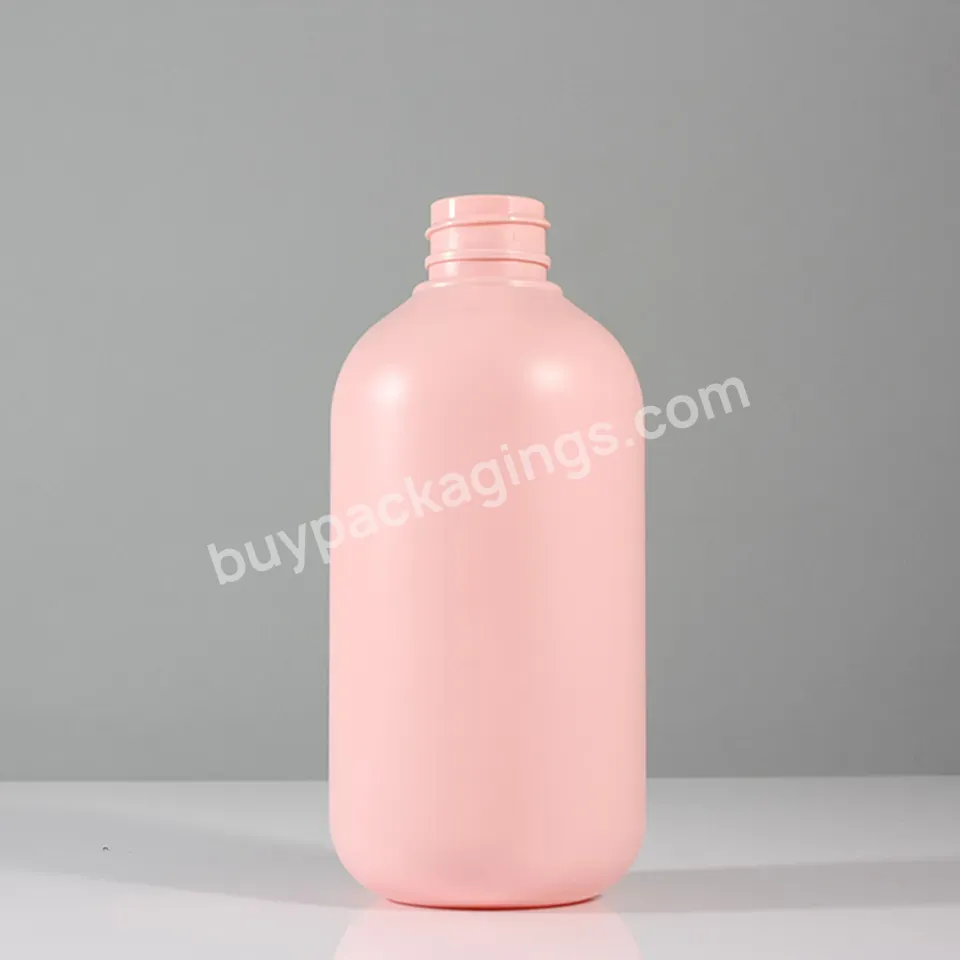 400ml Empty Hdpe Blue Pink Bottle Cosmetic Wash Shower Hair Gel Facial Toner Lotion Bottle With Flip Cap