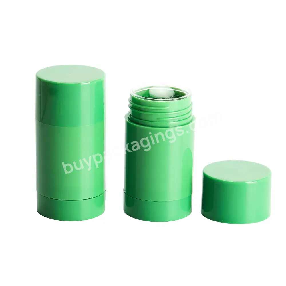 40g 40ml Plastic Gel Empty Deodorant Stick Container 50ml 30ml Cosmetic Round Twist Up Tubes Packaging For Deodorant Stick