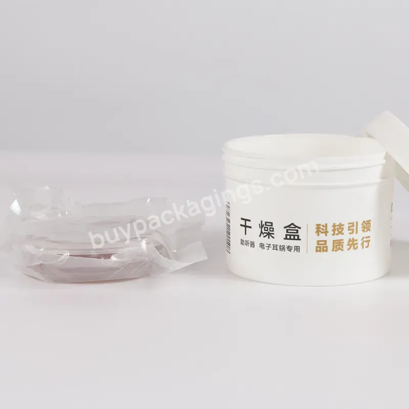 40g Pp Material Hearing Aid Drying Case Used With Hearing Aid Drying Capsule Silica Gel Desiccant