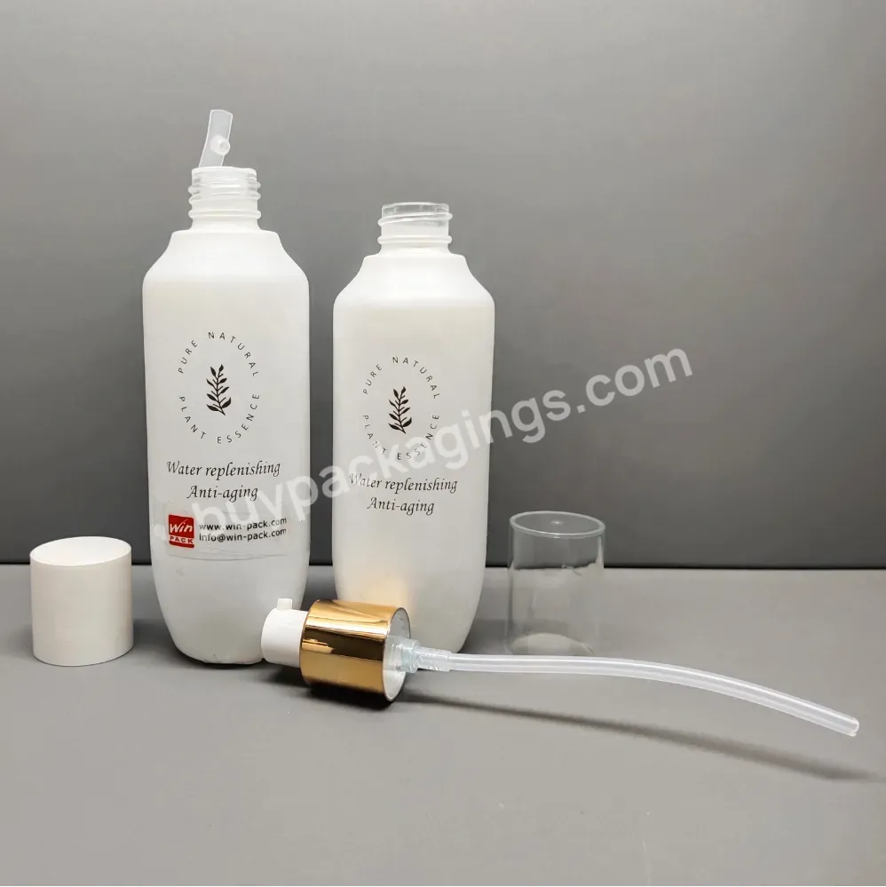 40ml 100ml 120ml 150ml Matte White Glass Lotion Pump Bottle Luxury Cosmetic Personal Care Skin Cream Jar