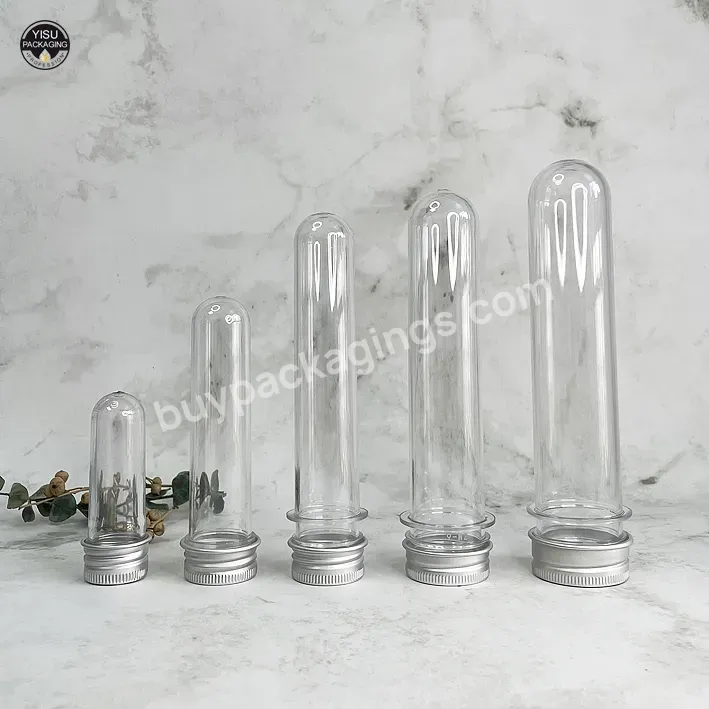 40ml Round Bottom Pet Test Tube With Screw Aluminium Cap & Gasket