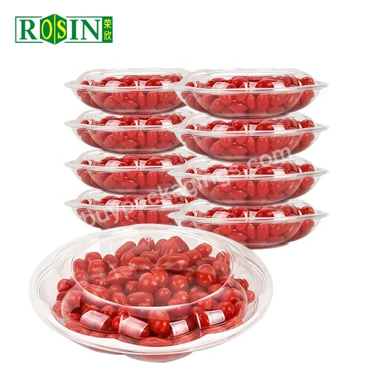 40oz Pet Clear Fruit Salad Bowl Disposable Plastic Round Food Packaging Bowls With Lids - Buy Plastic Bowls With Lid Disposable,Packaging Plastic Food Bowl,Plastic Diaposable Salad Bowl.