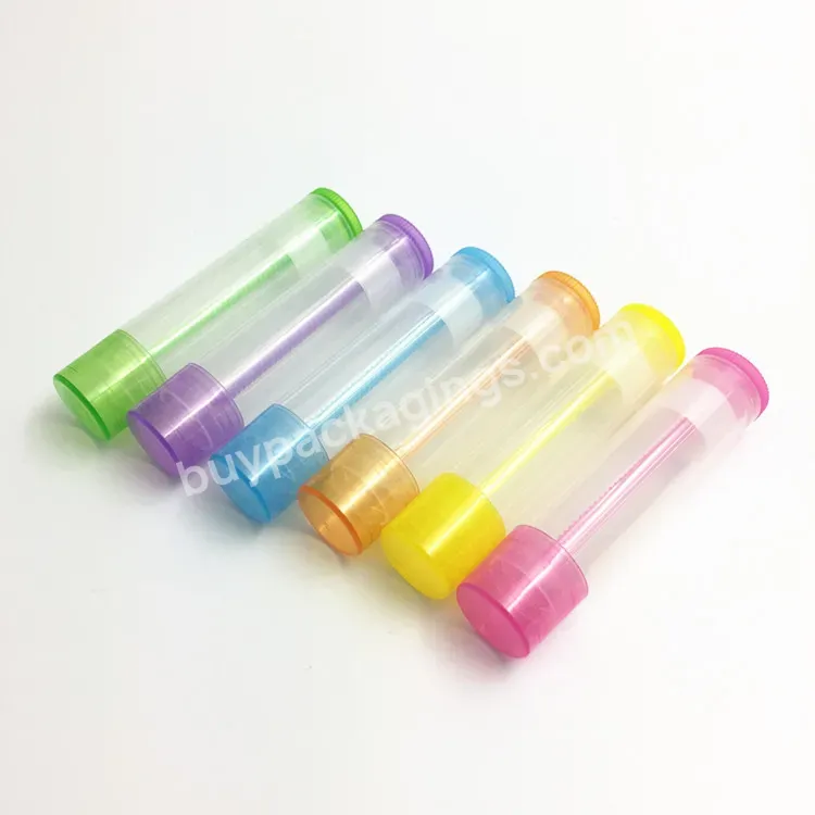 4.5g/5g Small Round Empty Pp Lip Balm Stick Tube