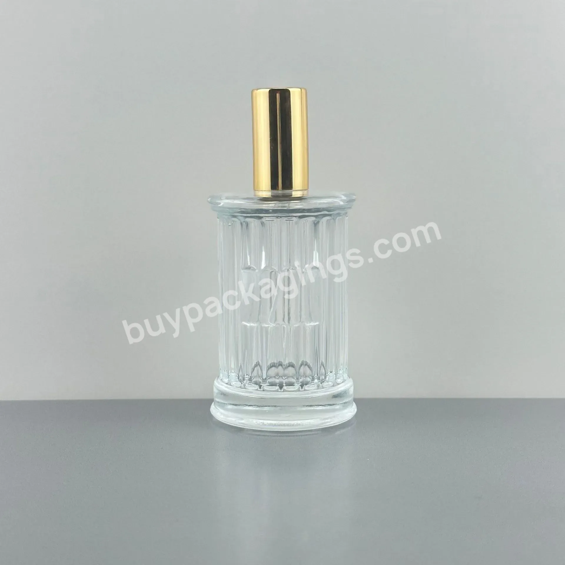 45ml Glass Perfume Bottle Unique Shaped Crimp Perfume Bottle Fragrance Bottle Packaging