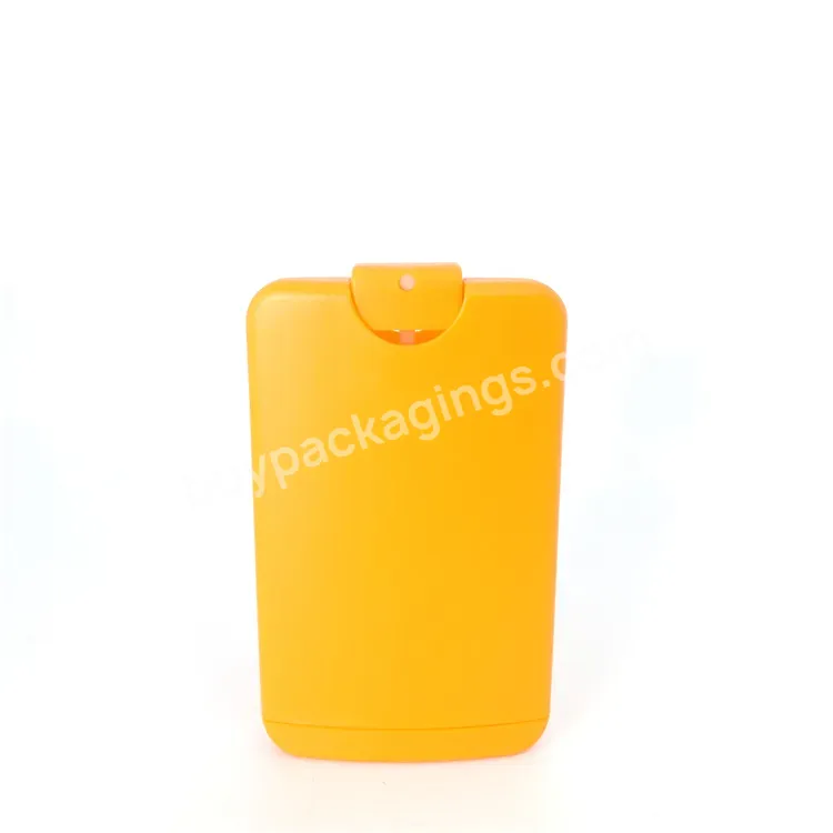 45ml Orange Pocket Perfume Atomizer Square Credit Card Perfume Bottle For Travel