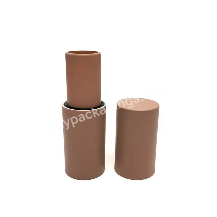 4g Matte Pink Lipstick Tube Bottle Plastic Empty As Lip Balm Container For Cosmetic