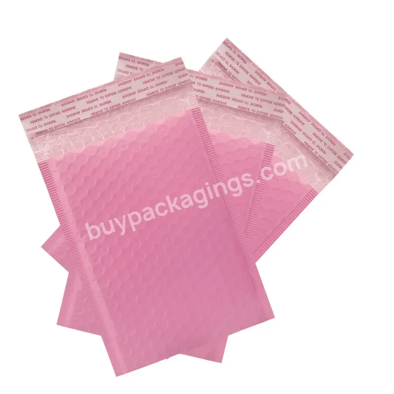 4x6 Inch Light Pink Bubble Mailer Self Seal Padded Envelopes Poly Bubble Mailers