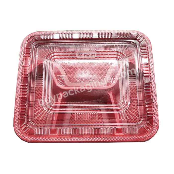 5 Compartment Disposable Food Storage Container Lunch Hot Food Container With Compartment For Restaurants