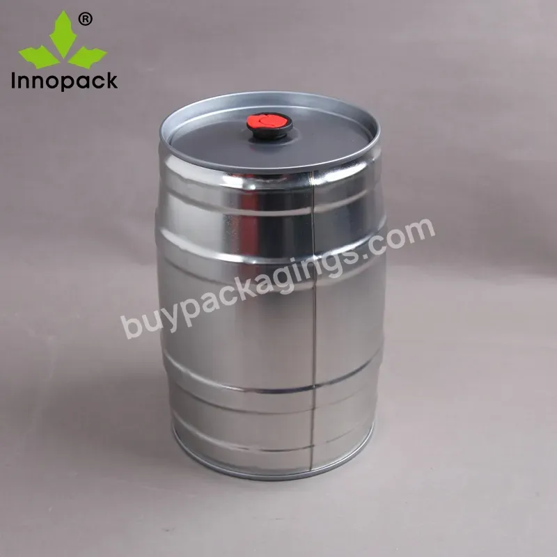 5 Liter Empty Ronud Beer Barrel Keg 5l Beer Can