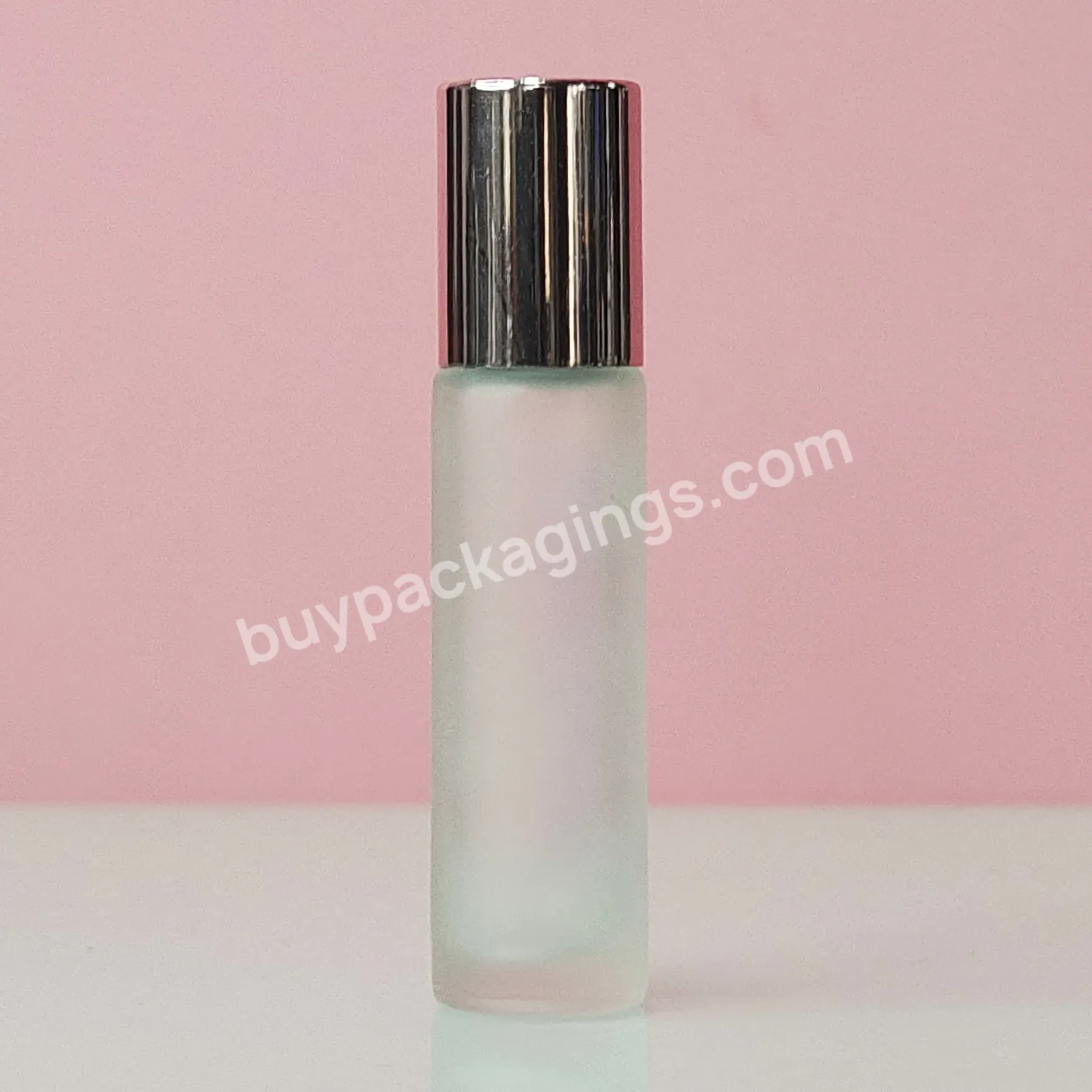 5 Ml 10 Ml Cosmetic Packaging Glass Clear Roll On Bottles Perfume Serum Essential Oil Roller Bottles