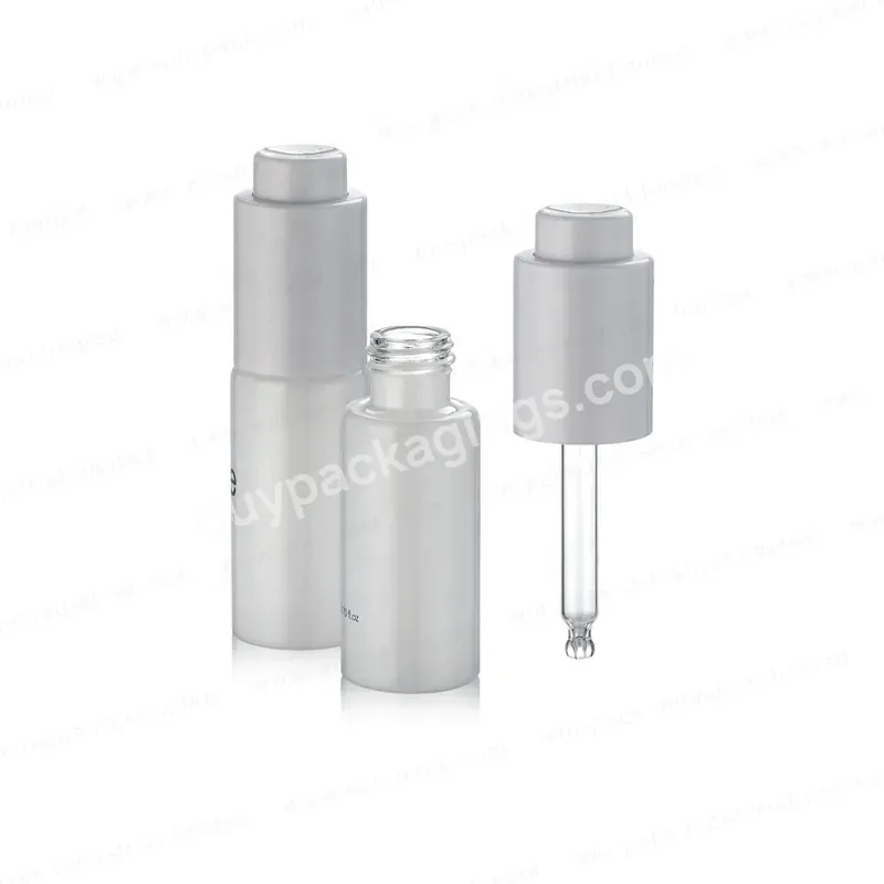 5 Ml Mini Sample Bottle White Dropper Glass Skin Care Oil Dropper Bottle