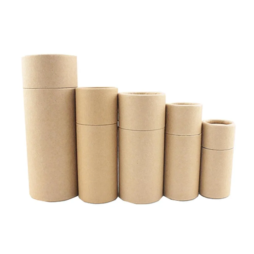 5 sizes Kraft paper tube box