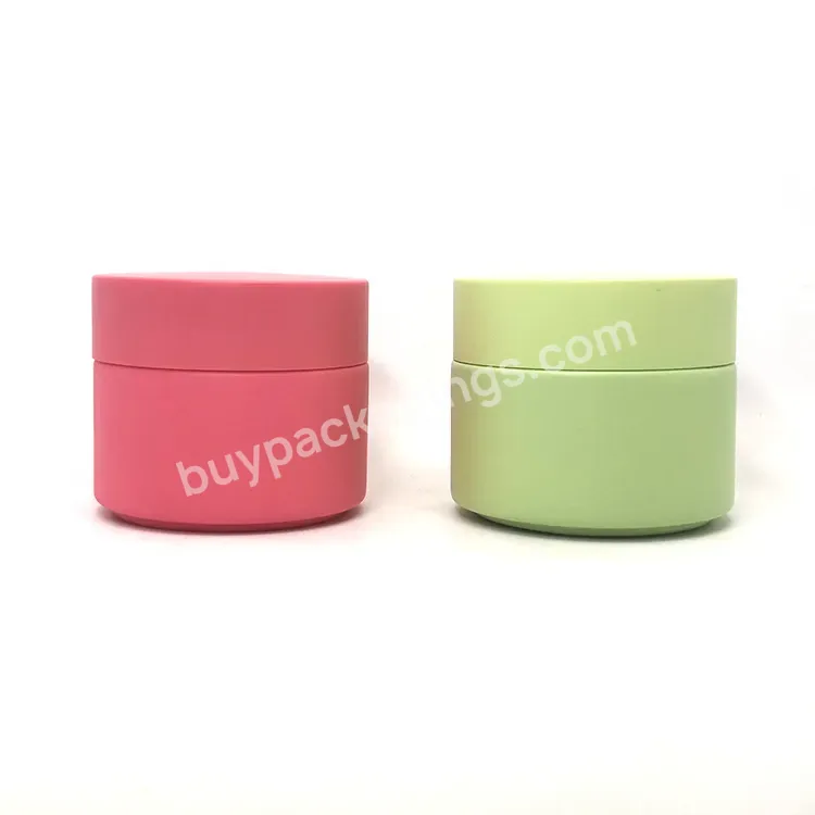 50 Ml 100 Ml Custom White Porcelain Face Cream Container Custom Matte Cosmetic Porcelain Jar Packaging With Tube