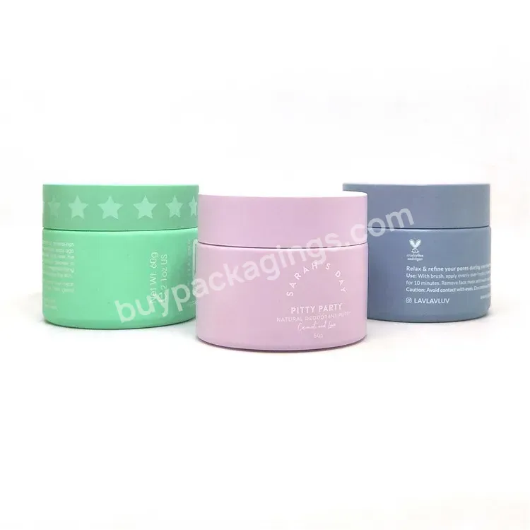 50 Ml 100 Ml Custom White Porcelain Face Cream Container Custom Matte Cosmetic Porcelain Jar Packaging With Tube