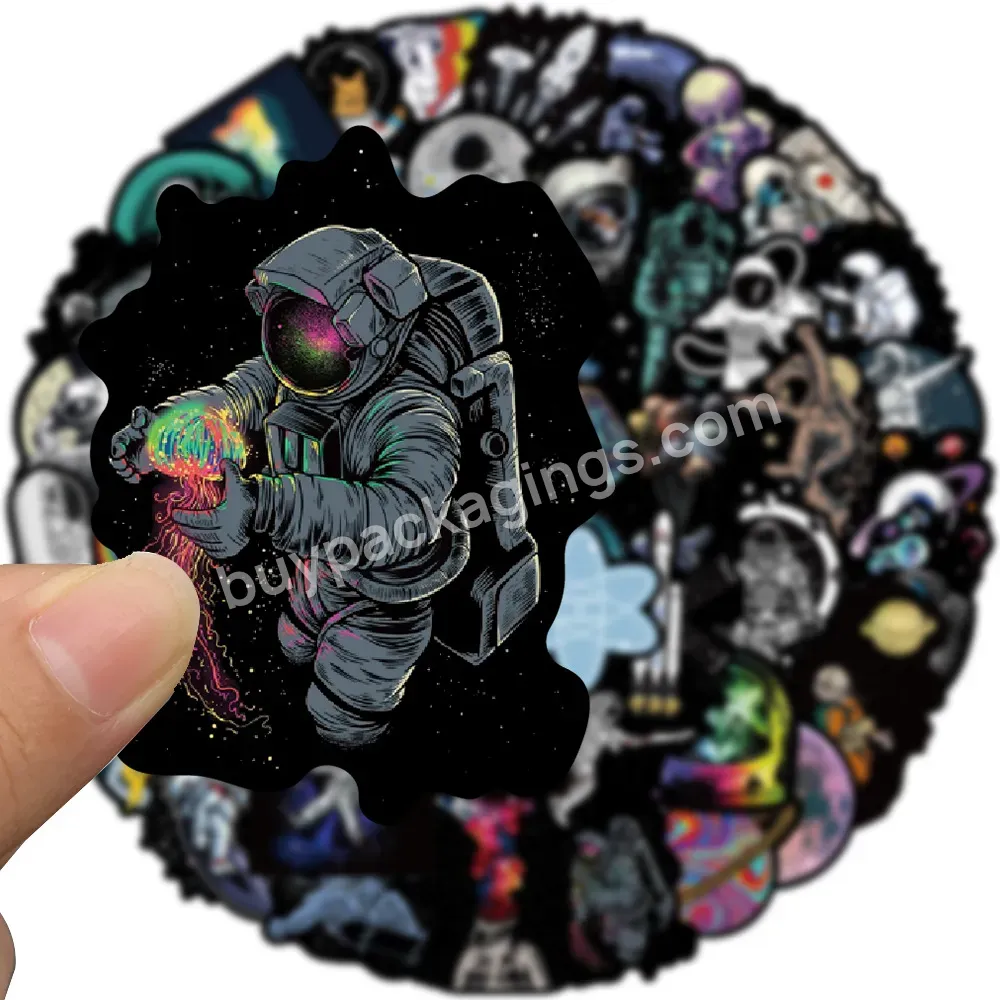 50 Pc/set In Stock Kids Space Astronaut Sticker Astronaut