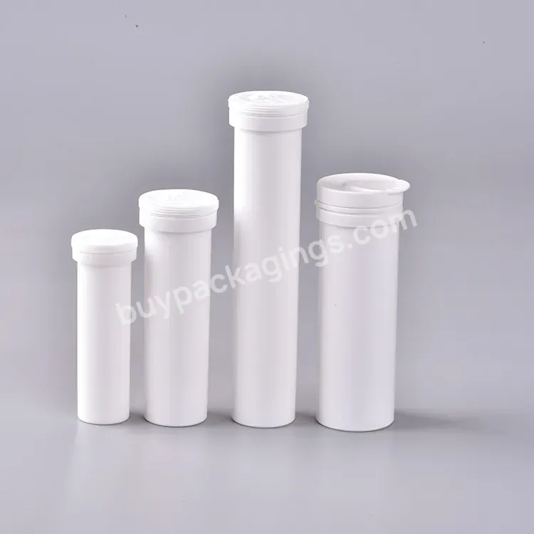 500mg Vitamin C Pharmaceutical Empty Effervescent Tablets Plastic Bottle Tube