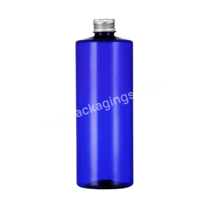 500ml Aluminum Cap Round Shoulder Environmental Friendly Pet Bottle