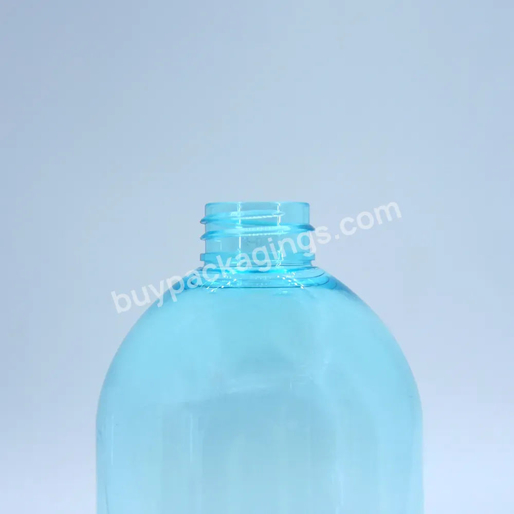 500ml Empty Pet Plastic Bottle Blue Color With Cap Pump Trigger Sprayer