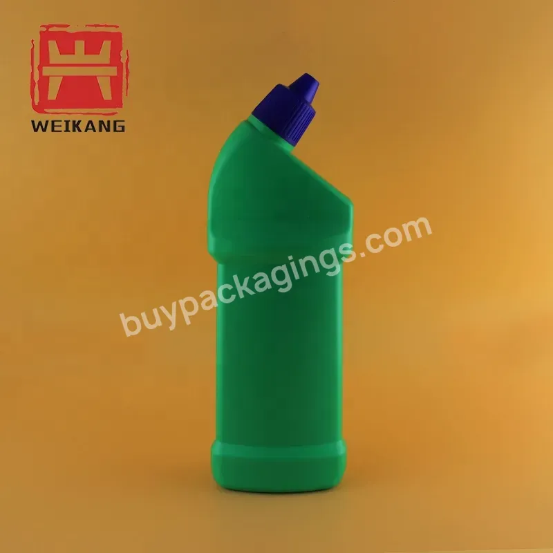 500ml Hdpe Elbow Mouth Plastic Packaging Empty Bottles Of Toilet Detergent Toilet Cleaning Bottles