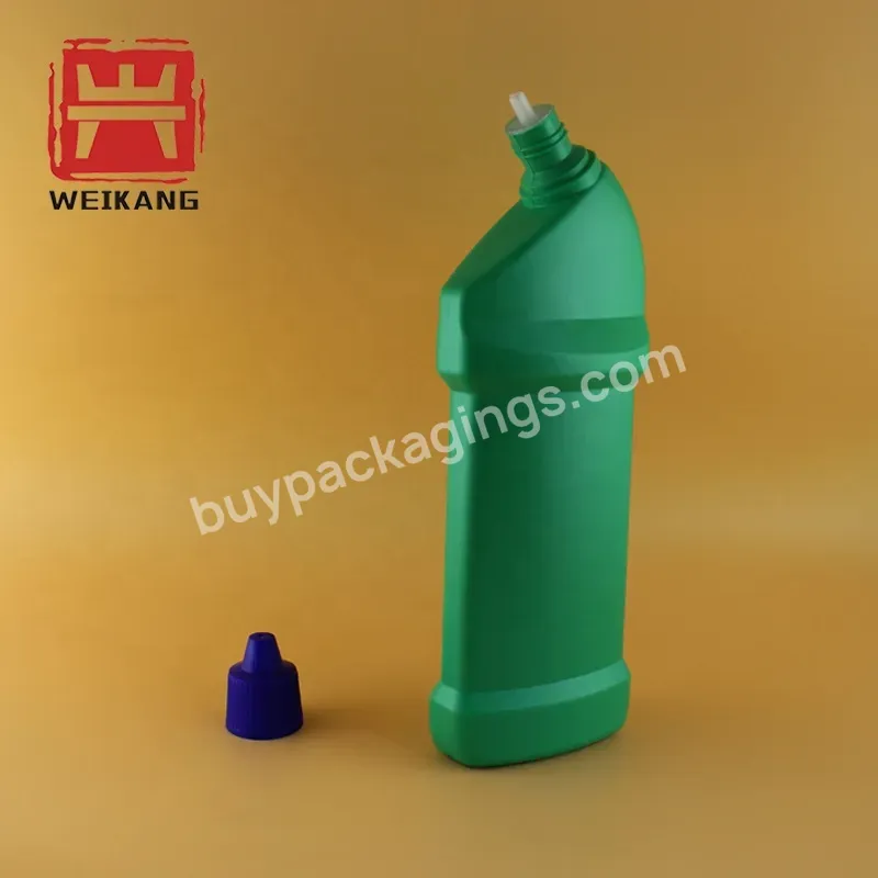 500ml Hdpe Elbow Mouth Plastic Packaging Empty Bottles Of Toilet Detergent Toilet Cleaning Bottles