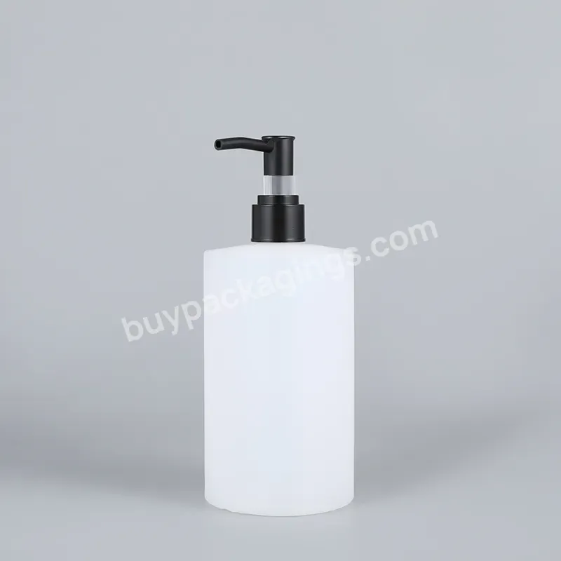 500ml Lotion Pump Cosmetic Water Bottle Dispenser Liquid Soap Packaging Plastic Shampoo Lotion Water Bottle