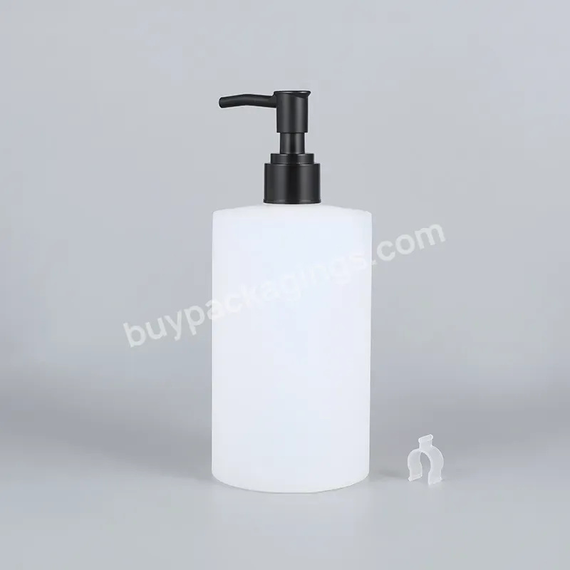 500ml Lotion Pump Cosmetic Water Bottle Dispenser Liquid Soap Packaging Plastic Shampoo Lotion Water Bottle