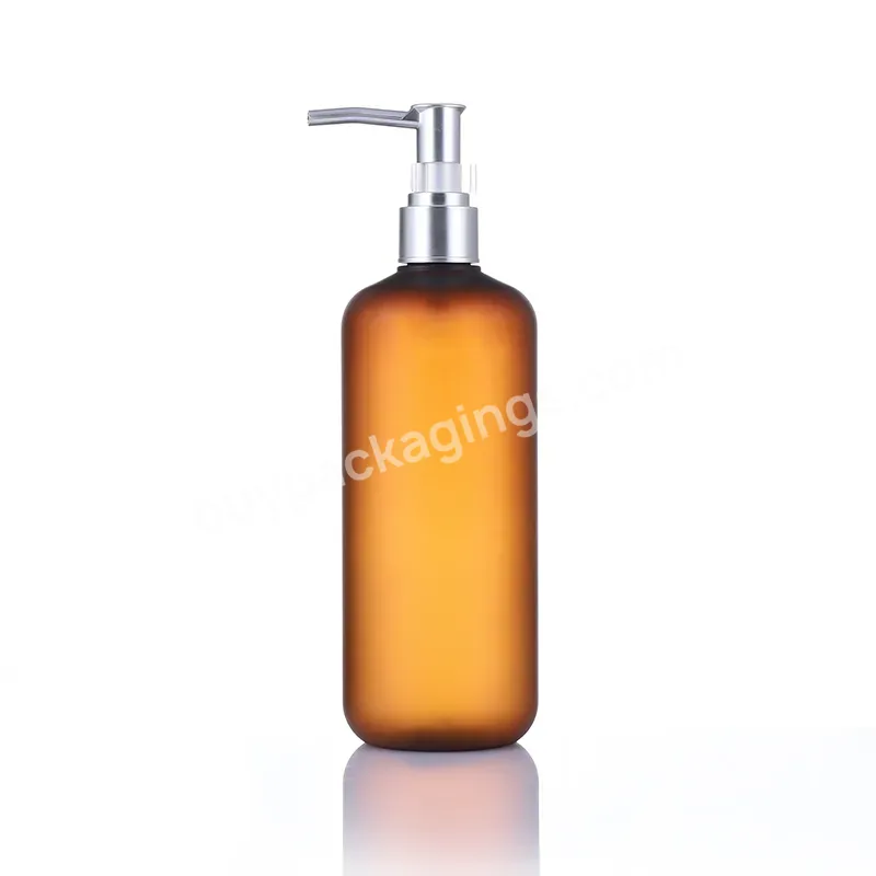 500ml Pet Plastic Shoulder Bottles Shampoo And Conditioner Wash Bottle Cosmetics Plastic Bottle