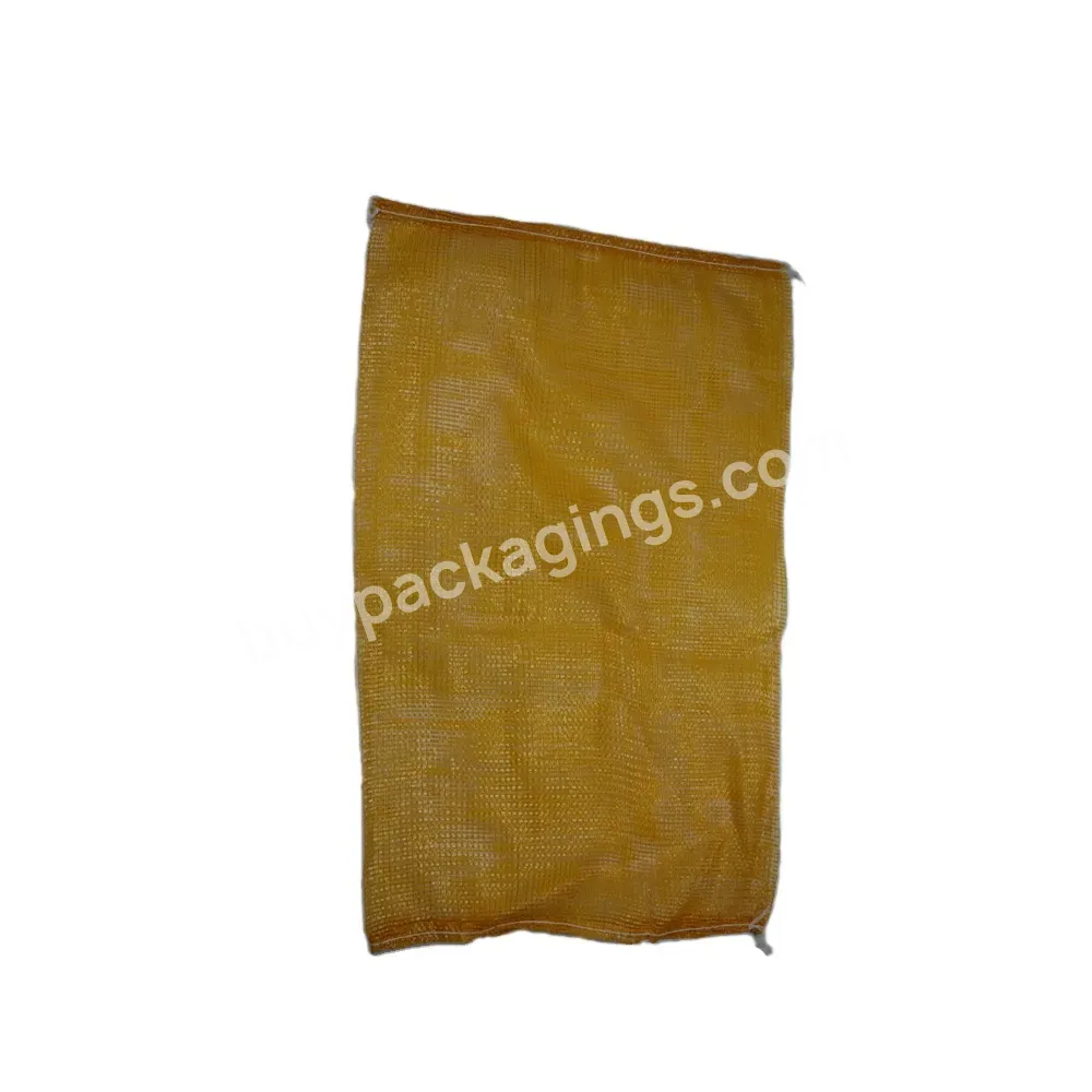 50*80 Cm Tubular Leno Pp Net Bags Wholesale Firewood Potato Garlic Onion Packaging Pp Woven Packaging Bag Mesh Bag For Sale