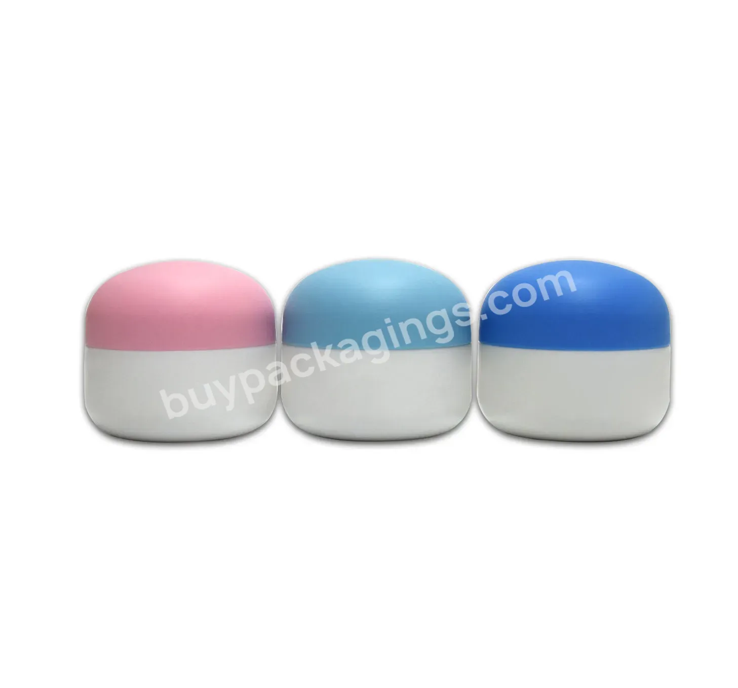 50g 50ml Blue Pink Plastic Skincare Neck Cream Empty Face Body Cream Packaging Cream Jar Container