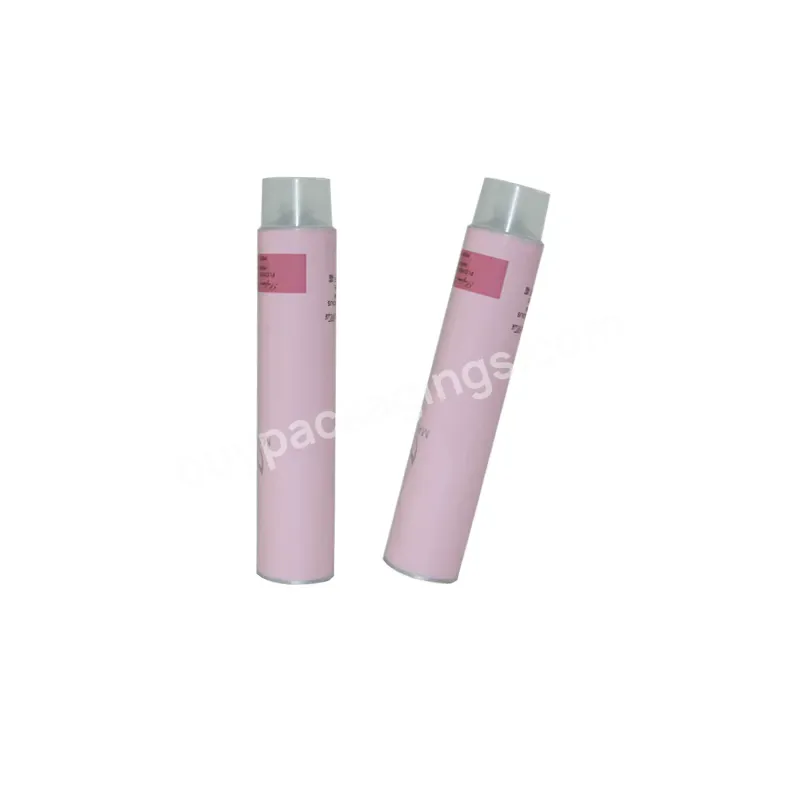 50g 60g Cylinder Hand Cream Tubes Custom Logo Aluminum Face Cream Tube For Skin Care