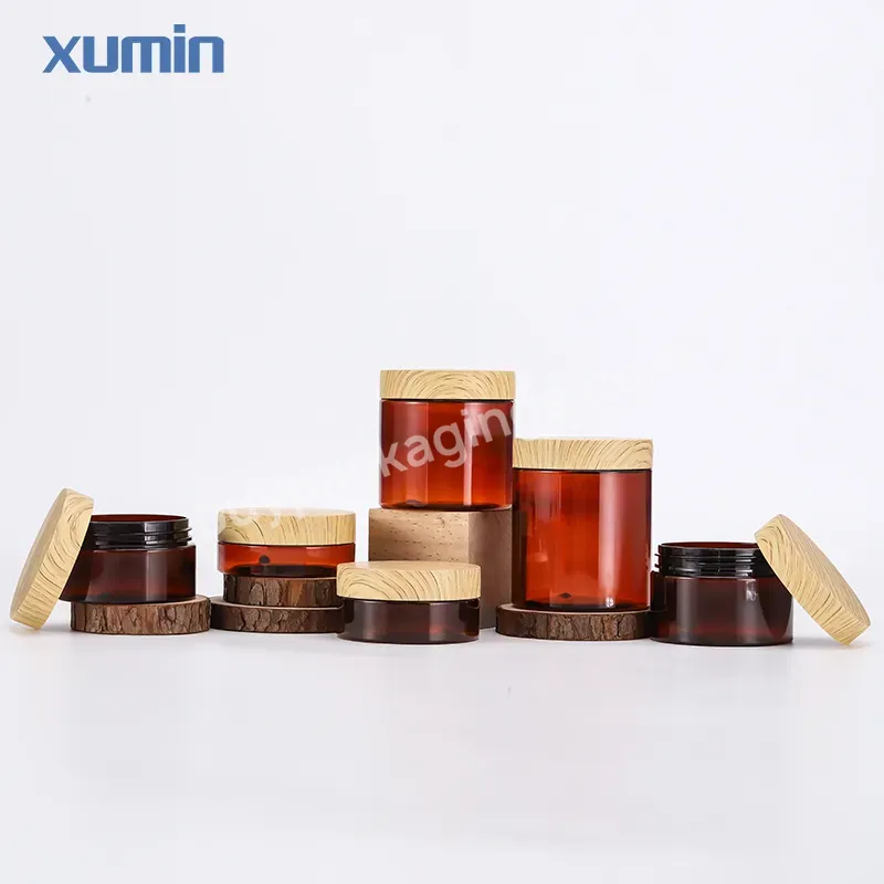 50g 80g 100g 120g 130g 200g 250g Plastic Jar With Bamboo Lid Bamboo Jars And Bottles For Cosmetic Bamboo Jar - Buy Jar With Bamboo Lid,Bamboo Jar,Plastic Jar With Bamboo Lid.