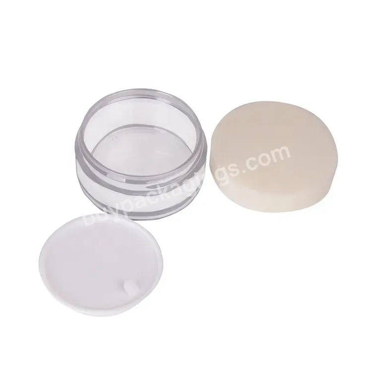 50g 80g 120g Thick Wall Pet Transparent Petg Face Cream Jars Cosmetic Cans